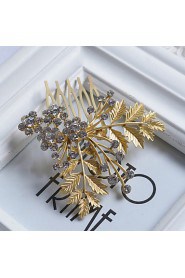 Women's / Flower Girl's Rhinestone / Alloy Headpiece-Wedding / Special Occasion Hair Combs / Hair Pin 3 Pieces