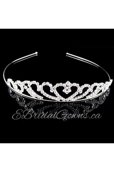 Bridal Wedding Princess Pageant Prom Crystal Tiara Crown Headband