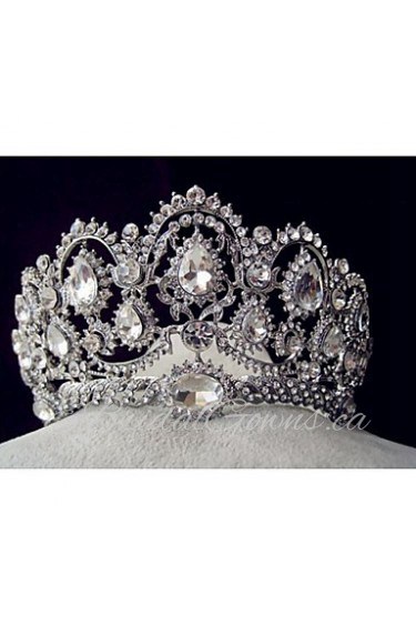 Women's Rhinestone / Alloy Headpiece-Wedding / Special Occasion Tiaras 1 Piece Clear