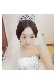 Women's Rhinestone / Alloy Headpiece-Wedding / Special Occasion Tiaras 1 Piece Clear