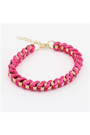 Lucky Star Women's Fashion Multi-Color Knitting Bracelet