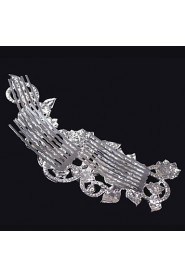 Rose style Women Alloy Hair Combs With Cubic Zirconia Wedding/Party Headpiece