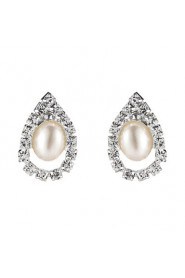 Elegant Ladies'/Women's Wedding/Party Jewelry Set With Pearl