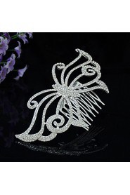 Women's / Flower Girl's Rhinestone / Alloy Headpiece-Wedding / Special Occasion Hair Combs 1 Piece