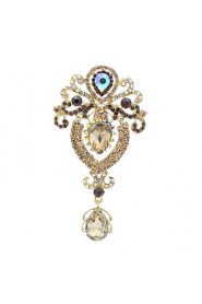 Women's Jewelry Rhinestone Flower Brooch Broach Pins (More Colors)