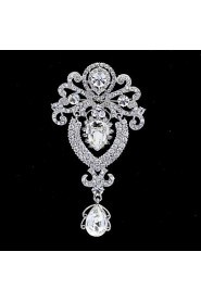 Women's Jewelry Rhinestone Flower Brooch Broach Pins (More Colors)