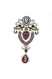 Women's Jewelry Rhinestone Flower Brooch Broach Pins (More Colors)