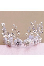 Women's Rhinestone / Brass / Imitation Pearl Headpiece-Wedding / Special Occasion / Outdoor Tiaras 1 Piece