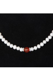 Jewelry Set Women's Birthday / Gift / Party / Special Occasion Jewelry Sets Pearl Necklaces / Bracelets / Earrings As the Picture