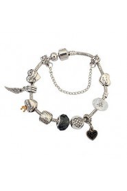 European And American Fashion Mix And Match Peach Heart Bracelet