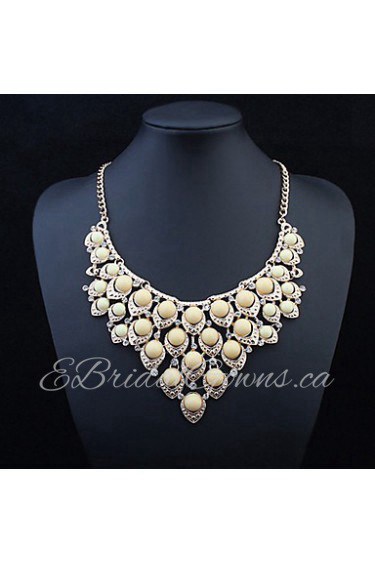 Women Newest Fashion Multilayer Circle Necklace Fashion Candy Color Beads Pendant Necklace