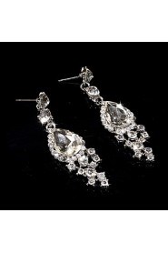 Ladies' Rhinestone Wedding Jewelry Set