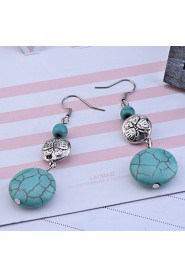 Drop Earrings Women's Alloy Earring Turquoise