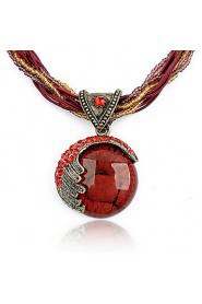 Bohemian Style Alloy With Cubic Zirconia Women's Necklace (More Colors)