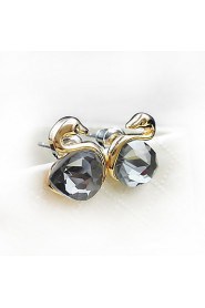 Women's Cute style Little Black Swan Earrings