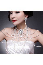 Jewelry Set Women's Anniversary / Wedding / Engagement / Birthday / Gift / Party / Special Occasion Jewelry Sets AlloyImitation Pearl /