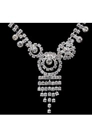 Jewelry Set Women's Anniversary / Wedding / Engagement / Gift / Party / Special Occasion Jewelry Sets Alloy / Rhinestone Rhinestone