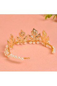 Women's Rhinestone / Imitation Pearl Headpiece-Wedding / Special Occasion Headbands 1 Piece