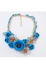 Early Summer Small Pure And Fresh Flower Necklace Collarbone Chain Han Edition Of Pop