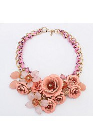 Early Summer Small Pure And Fresh Flower Necklace Collarbone Chain Han Edition Of Pop