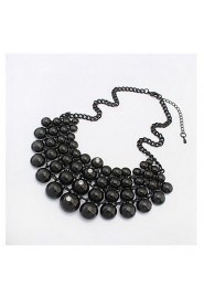 New Arrival Handmade False Collar Necklace Black Crystal Beads Women Charm Choker Necklace Accessories Trendy Jewelry