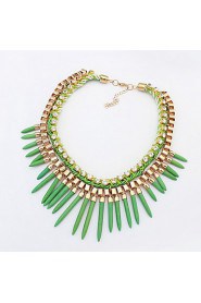 New Women Bohemia Drop Crystal Pendant Chain Choker Necklaces & Pendants Bib Statement Necklace