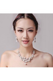 Jewelry Set Women's Anniversary / Wedding / Engagement / Birthday / Gift / Party / Daily / Special Occasion Jewelry SetsImitation Pearl /