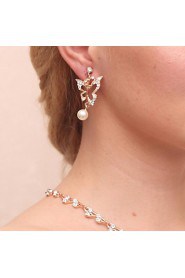 Jewelry Set Women's Anniversary / Wedding / Engagement / Birthday / Party / Special Occasion Jewelry SetsCubic Zirconia / Imitation Pearl