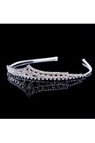 Women Alloy Headbands With Rhinestone Wedding/Party Headpiece