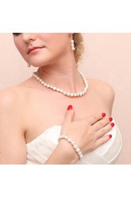 Jewelry Set Women's Anniversary / Wedding / Engagement / Birthday / Party / Special Occasion Jewelry Sets Cubic Zirconia / Imitation Pearl