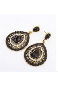 Fashion Water Exaggerated Wedding Bohemian Long Section Drop Earrings