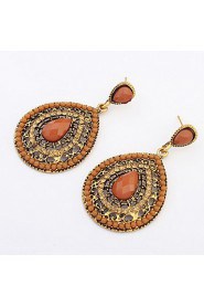 Fashion Water Exaggerated Wedding Bohemian Long Section Drop Earrings