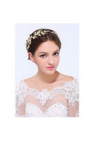 Women's Gold / Alloy Headpiece-Wedding / Special Occasion / Casual Headbands 1 Piece Clear Round