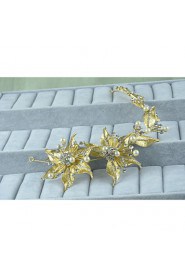 Women's Gold / Alloy Headpiece-Wedding / Special Occasion / Casual Headbands 1 Piece Clear Round