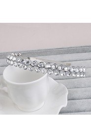 Women's Crystal Headpiece-Wedding / Special Occasion / Casual / Office & Career / Outdoor Headbands 1 Piece Silver Round