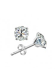 Stud Earrings Women's Alloy Earring Cubic Zirconia