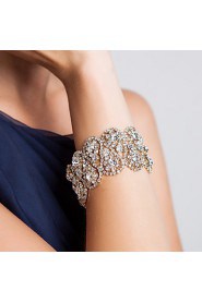 Elegant Alloy With Rhinestone Women's Bracelet