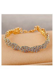 Delicate Claw Chain Crystals Bracelet