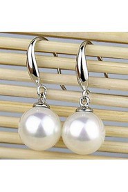 Natural Pearl Perfect Circle Earrings