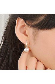 Natural Pearl Perfect Circle Earrings