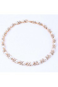 Fashion gold-plated necklace (necklace) (earrings) (Bracelet)