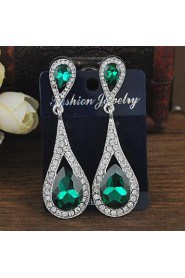 New brincos pendientes hot crystal earrings party jewelry gifts Party Dress Jewelry Earrings Latest New Wedding Earring