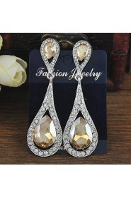 New brincos pendientes hot crystal earrings party jewelry gifts Party Dress Jewelry Earrings Latest New Wedding Earring