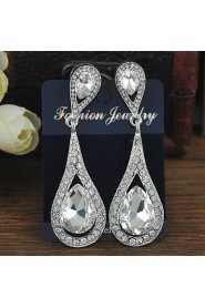 New brincos pendientes hot crystal earrings party jewelry gifts Party Dress Jewelry Earrings Latest New Wedding Earring