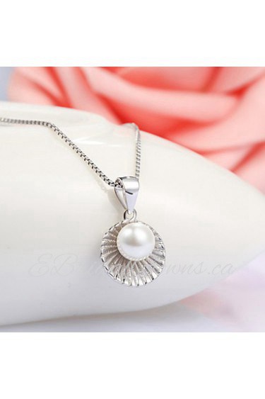 New Fashion Simulated Pearl Jewelry Christmas Gift Shell Statement Necklace For Women