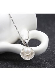 New Fashion Simulated Pearl Jewelry Christmas Gift Shell Statement Necklace For Women