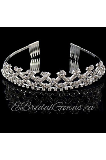 Bridal Wedding Princess Pageant Prom Crystal Tiara Crown Headband