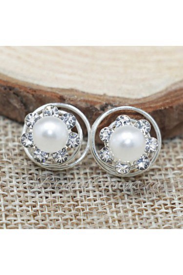 2 Pieces Gorgeous Rhinestones Bridal Pins Wedding/ Special Occasion Headpieces