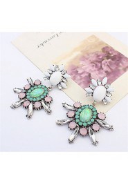 Good Quality NEW Classic Jewelry Exaggerated Rhinestone Crystal Long Drop Earring For Women Gift