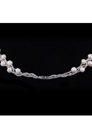 Jewelry Set Women's Anniversary / Wedding / Birthday / Gift / Party / Special Occasion Jewelry Sets Pearl Bracelets / Necklaces